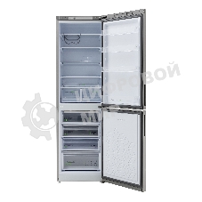 Холодильник Бирюса М6149 металлик двухкамерный 245/135 л морозилка снизу, автоматическое оттаивание