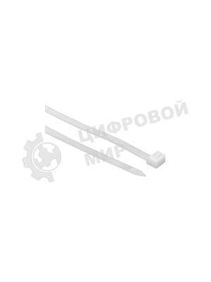 Хомут кабельный 2.5х100 нейл. белый (уп. 100 шт) EKF plc-c-2.5x100