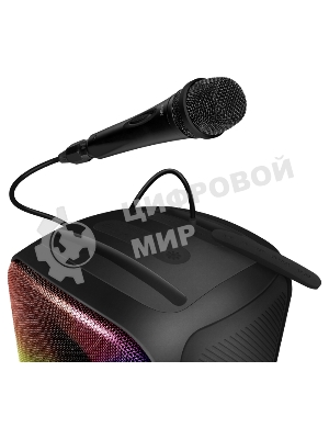 Портативная колонка SVEN PS-555, черный, 65 Вт (RMS), Bluetooth, USB, microSD, пульт