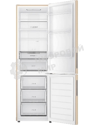 Холодильник Haier CEF538CGG золото двухкамерный 263/105л морозилка снизу, No Frost