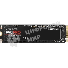 Накопитель SSD Samsung 990 Pro MZ-V9P1T0B/AM 1ТБ, M.2 2280, PCIe 4.0 x4, NVMe, M.2