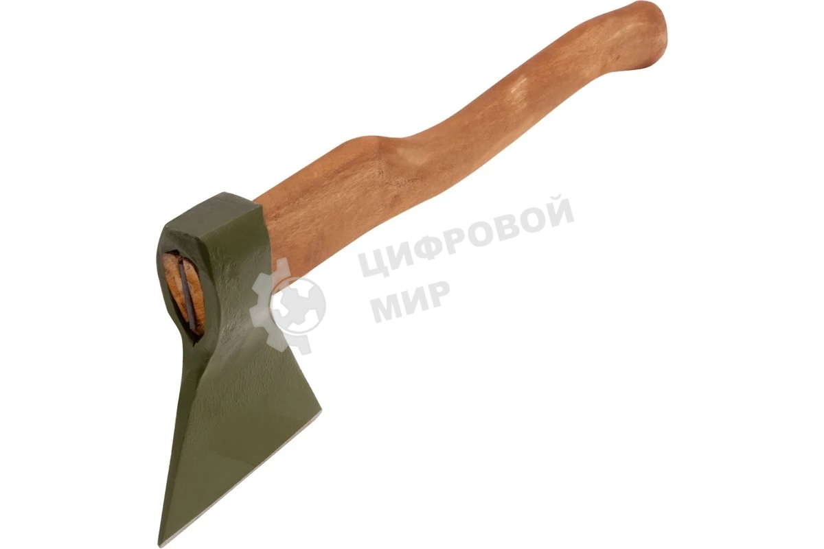 Топор кованный Сибртех, в сборе, 1200/1550 г, деревянное топорище, 500 мм, Б3