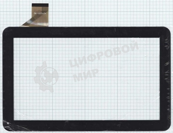 Сенсорное стекло (тачскрин) 10.1'' YDT1231-A0 (257x159 мм), черное