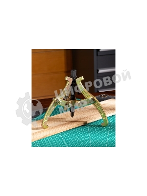 Съемник подшипников трехзахватный Deli DL-S6 150мм(рабочий ход болта), внешний диаметр 20-100мм, внутренний диаметр 45-135мм, сталь 45#