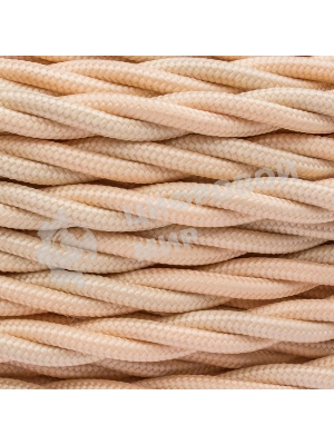 Провод ретро Bironi B1-434-719-50 3х1.5 матовый золото песочное (уп. 50 м)