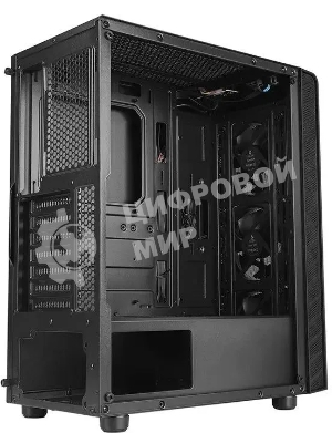 Компьютерный корпус Azza Prime 360E черный без БП ATX 5x120мм 2x140мм 2xUSB 3.0 audio bott PSU