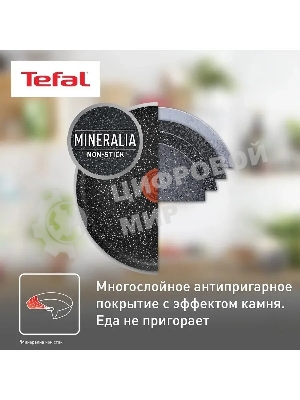 Сковорода ВОК Tefal Brut 28см 04236628
