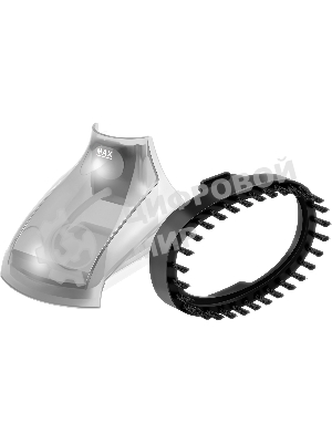 Отпариватель ARESA AR-2306 черный/серебристый, 1100 Вт, 25 г/мин, 200 мл