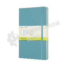 Блокнот Moleskine CLASSIC QP062B35 Large 130х210 мм, 240 страниц, нелинованный, твердая обложка, голубой