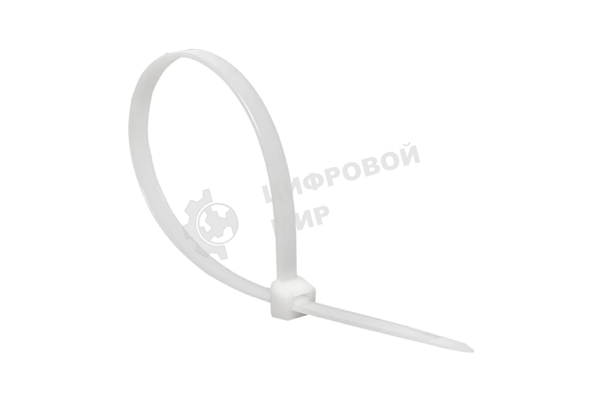 Хомут кабельный 2.5х100 нейл. белый (уп. 100 шт) EKF plc-c-2.5x100