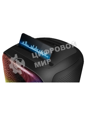 Портативная колонка SVEN PS-555, черный, 65 Вт (RMS), Bluetooth, USB, microSD, пульт