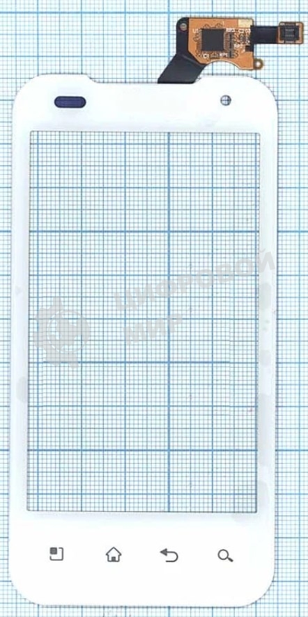 Сенсорное стекло (тачскрин) для LG P990 Optimus 2X, белое