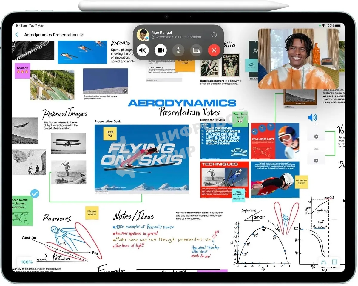 Стилус Apple Pencil pro для Apple iPad/Pro/Air/Mini белый (MX2D3ZA/A)