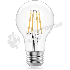 Лампа филам. Gauss Filament 9Вт цок.:E27 груша св.свеч.бел.нейт. (упак.:10шт) (22229)