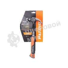 Молоток-гвоздодер цельнокованый Patriot FCH 450, кругл.боек 450 гр, 50-58 HRC, фиберглас.рукоять, прямой гвоздодер малый вес, компактный размер, антивибрацион.система, магнитный гвоздодержатель, 775 гр