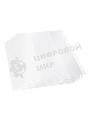 Обложка Silwerhof Монстрики, с липким слоем (набор 5шт), полипропилен, 70мкм, гладкая, прозрачная, 240х380мм