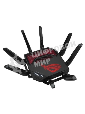 Маршрутизатор ASUS GT-BE19000, черный/красный, 90IG0850-MO9A0V