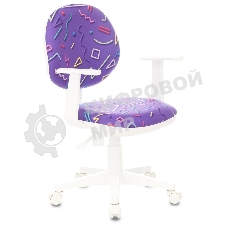 Кресло Бюрократ CH-W356AXSN Sticks 08 фиолетовый, ткань, 120 кг