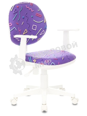Кресло Бюрократ CH-W356AXSN Sticks 08 фиолетовый, ткань, 120 кг