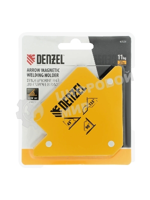 Фиксатор магнитный для сварочных работ Denzel усилие 25 LB