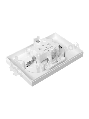 Розетка 2-м EKF UP1-SOW-210 СП Эпика 16А с заземл. без защ. шторок с рамкой механизм бел.