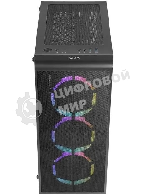 Компьютерный корпус Azza Prime 360E черный без БП ATX 5x120мм 2x140мм 2xUSB 3.0 audio bott PSU