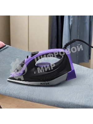 Утюг Kitfort КТ-2627 2200 Вт фиолетовый/черный