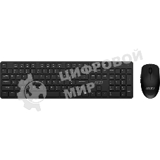 Комплект клавиатура+мышь MSI K200 Combo MS-8ZA4 беспроводной, USB, 1600 DPI, чёрный