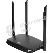 Роутер беспроводной Digma DWR-AC1202 AC1200 10/100/1000BASE-TX черный