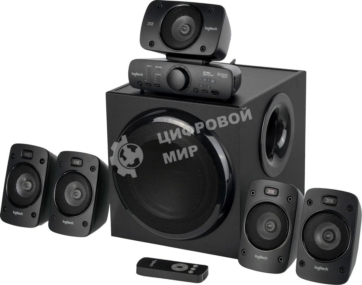 Колонки Logitech Z906 5.1 черный 500Вт