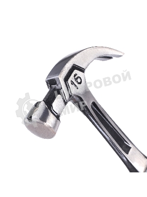 Молоток-гвоздодер цельнокованый Patriot FCH 450, кругл.боек 450 гр, 50-58 HRC, фиберглас.рукоять, прямой гвоздодер малый вес, компактный размер, антивибрацион.система, магнитный гвоздодержатель, 775 гр