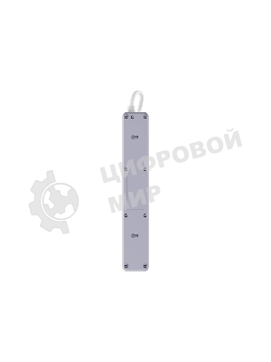 Удлинитель с сетевым фильтром Defender DFS 143, белый, 4розетки, USB+TypeC, 3 м.