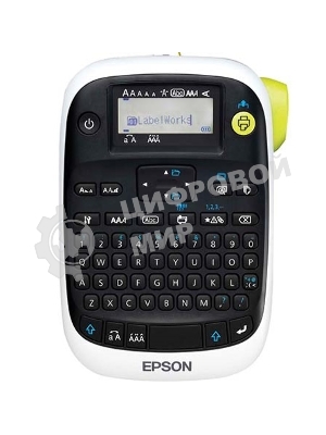 Принтер ленточный термотрансферный EPSON LabelWorks LW-400 180 dpi, 6 мм/сек, белый