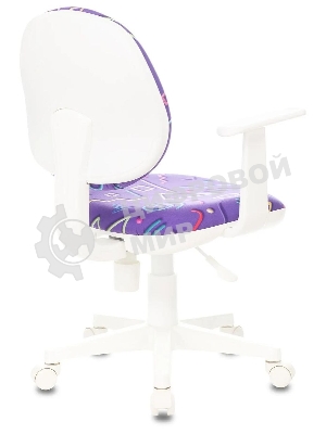 Кресло Бюрократ CH-W356AXSN Sticks 08 фиолетовый, ткань, 120 кг