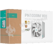 Блок питания Deepcool/GAMERSTORM PN1000M WH (ATX 3.1, 1000W, Full Cable Management, PWM 135мм fan, Active PFC, 80+ GOLD, Active PFC + Full Bridge SRC LLC + DC/DC,Gen5 PCIe, белый) RET