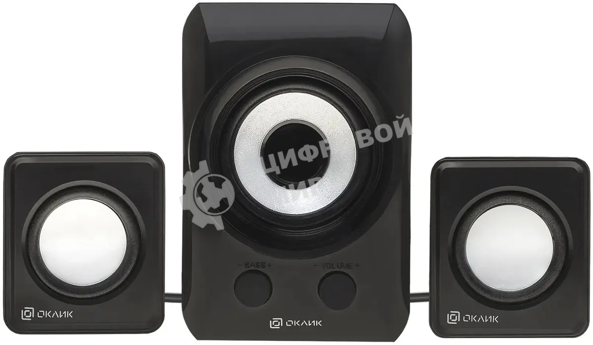 Акустическая система Oklick OK-420 2.1 черный 11Вт
