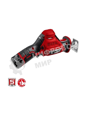 Пила сабельная Зубр 12В, 2 АКБ (2Ач), в коробке, СПЛ-125-22