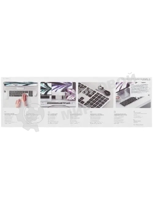 Клавиатура беспроводная Satechi Slim X3 Bluetooth Backlit Keyboard, Bluetooth, Серебристый ST-BTSX3S-RU