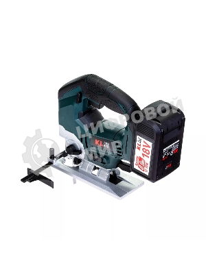 Лобзик электрический профессиональный бесщеточный KLPRO KLDT18B-80 (18В, Li-ion-2шт, 8.0А·ч, патрубок для пылесоса, полотна (дерево/металл, З/У-4А, кейс)