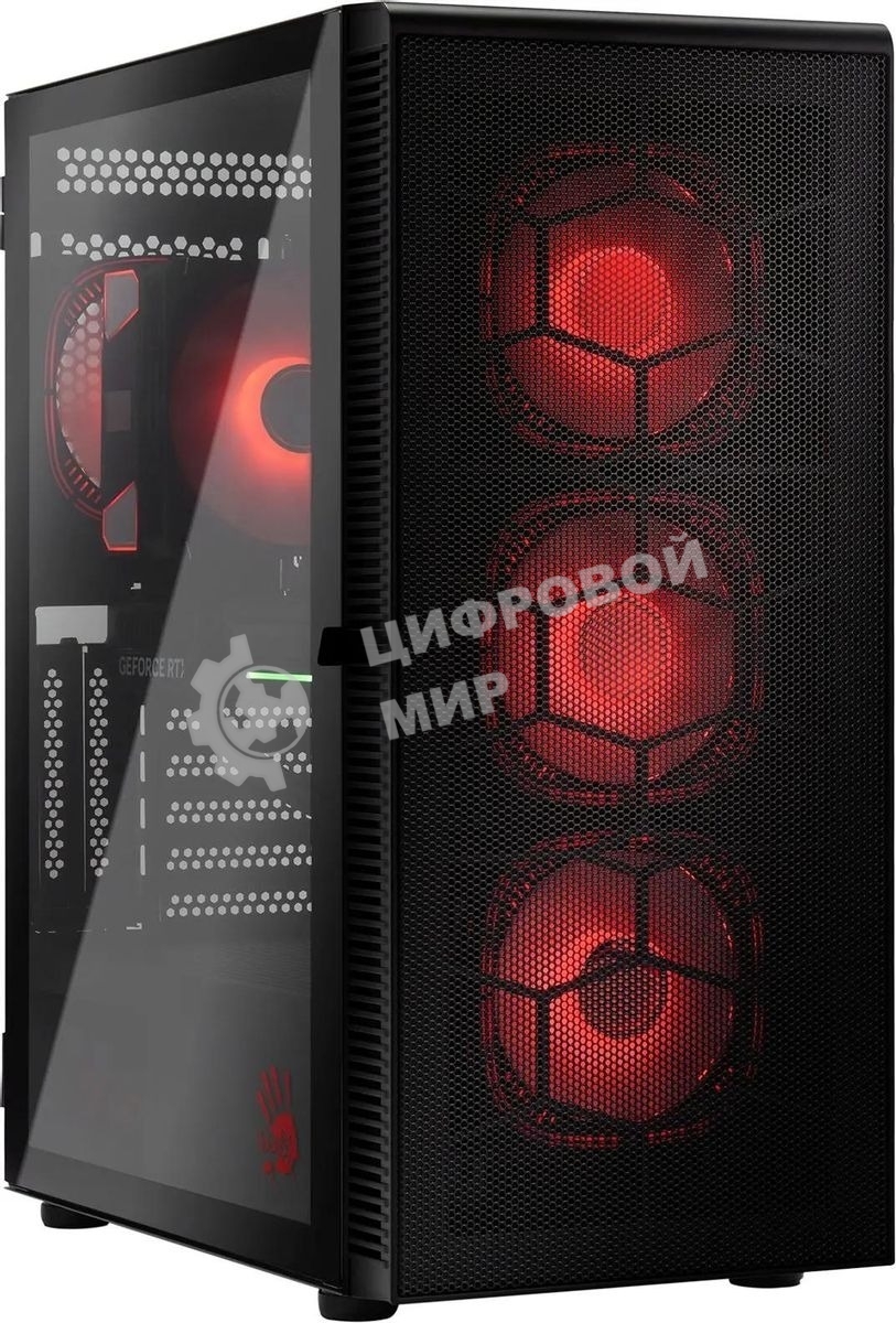 Компьютер Bloody BD-PC CB76T2 TWR i7 14700F (2.1) 32Gb SSD 1Tb RTX 5070 12Gb Windows 11 Home 64 GbitEth 650W черный (RUS) (2141987)