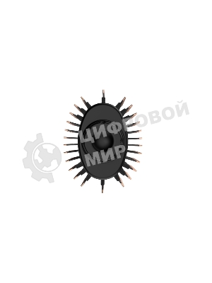 Фен-щетка GA.MA STYLISH KERATION 3D - MY, 1100 Вт, ионизация