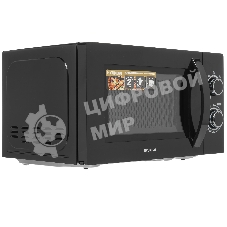 Микроволновая печь Hyundai HYM-M2063 черный, 20 л, 700 Вт, переключатели - поворотный механизм