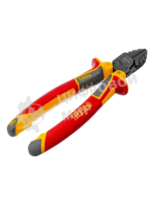 Бокорезы Denzel диэлектрические рукоятки, до 1000 В, трехкомпонентные рукоятки, 180 мм