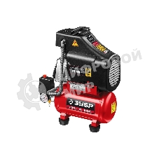 Компрессор воздушный безмасляный, 200 л/мин, 6 л, 1500 Вт, Зубр