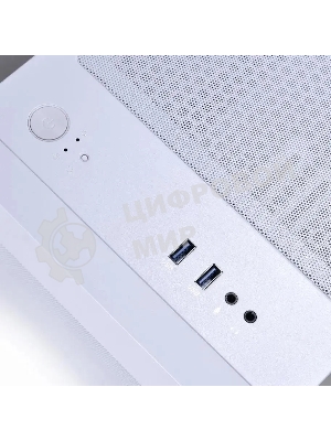 Компьютерный корпус Lian-Li Lancool 205M Mesh белый без БП ATX 2xUSB 3.0 audio bott PSU