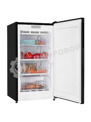 Морозилка Nordfrost DF 261 BAP, черный, 139л, 4 ящика