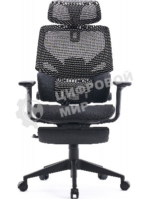 Кресло Cactus CS-CHR-MC01-GYBK серый, сетка, подголовник