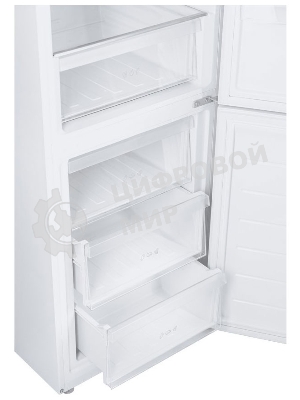 Холодильник Haier CEF537AWD белый двухкамерный 263/105 л морозилка снизу, No Frost