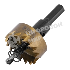 Коронка по металлу Denzel HSS, 30 мм, нитридтитановое покрытие