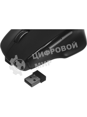 Мышь беспроводная SVEN RX-590SW черный, 1600 dpi, радиоканал, Bluetooth, USB, кнопки - 7